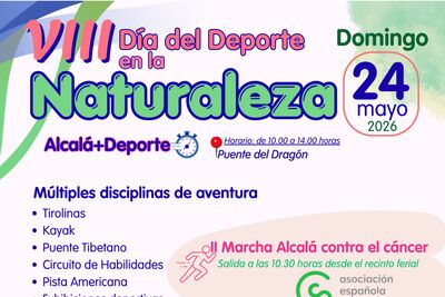 Alcalá vuelve a apostar por el deporte al aire libre con el VIII Día del Deporte en la Naturaleza
