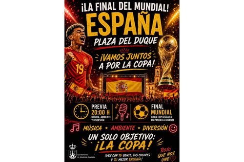 Alcalá se prepara para vivir la gran final de España en pantalla gigante