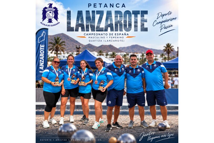 El Club de Petanca Águila Alcalá logra el bronce en el Campeonato de España