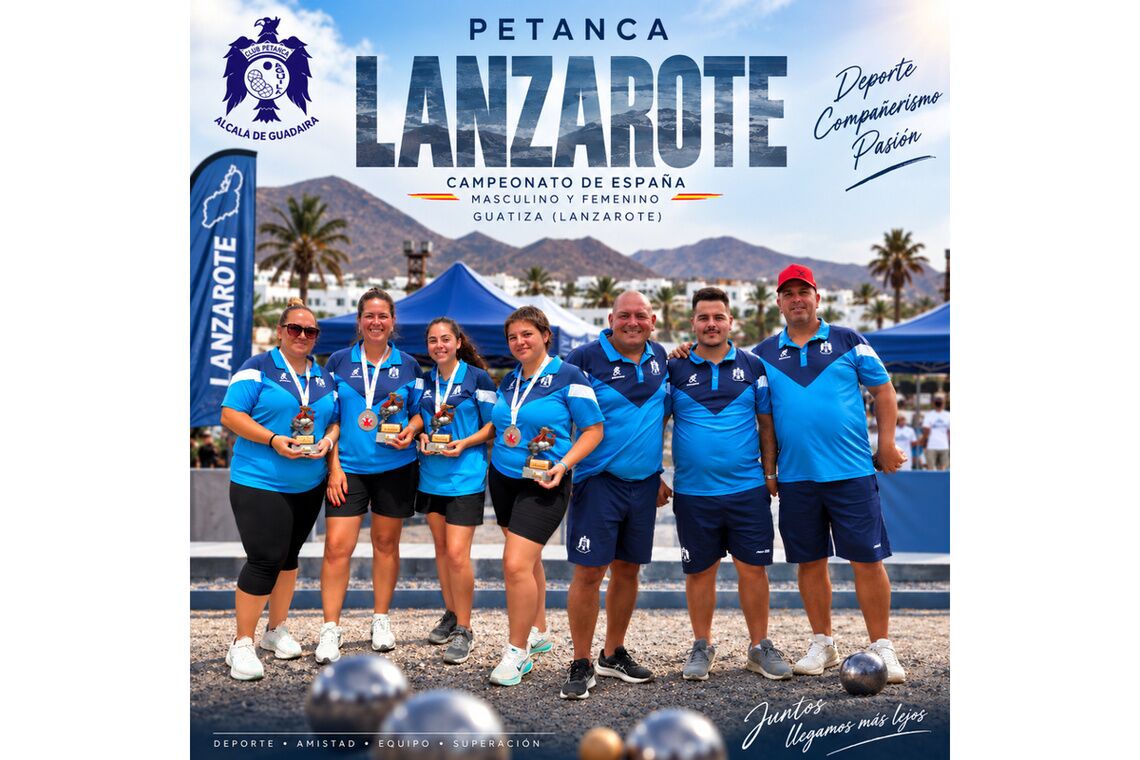 El Club de Petanca Águila Alcalá logra el bronce en el Campeonato de España