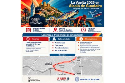 La Vuelta a España pasa mañana por Alcalá de Guadaíra