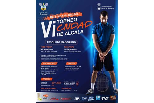 El VI Torneo Ciudad de Alcalá entra en su fase final con el mejor tenis en las pistas de Oromana