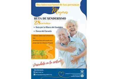Alcalá de Guadaíra celebra el Día Internacional de las Personas Mayores con una ruta de senderismo por la Ribera del Guadaíra